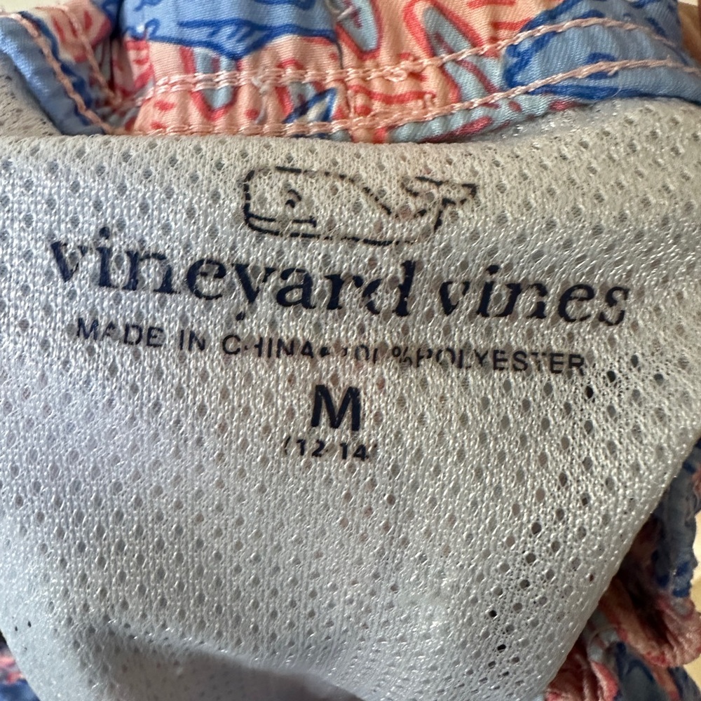 Vineyard vines boys swim trunks fish size medium 10/12 Fun Preppy Classic Summer - Picture 4 of 4